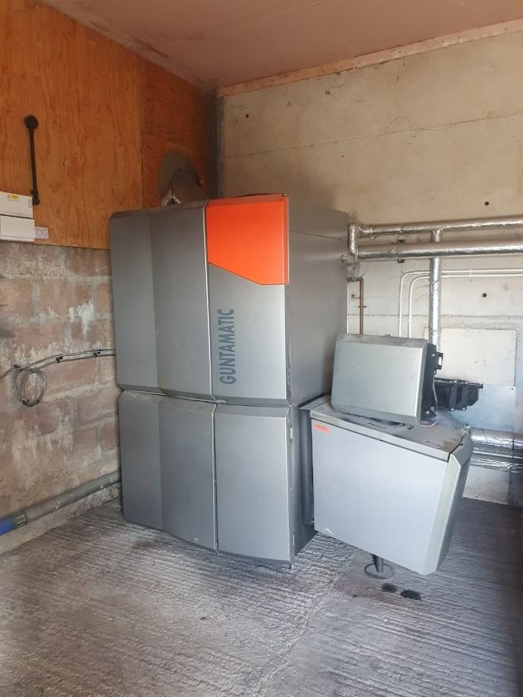Guntamatic biomass boiler at West Heanton