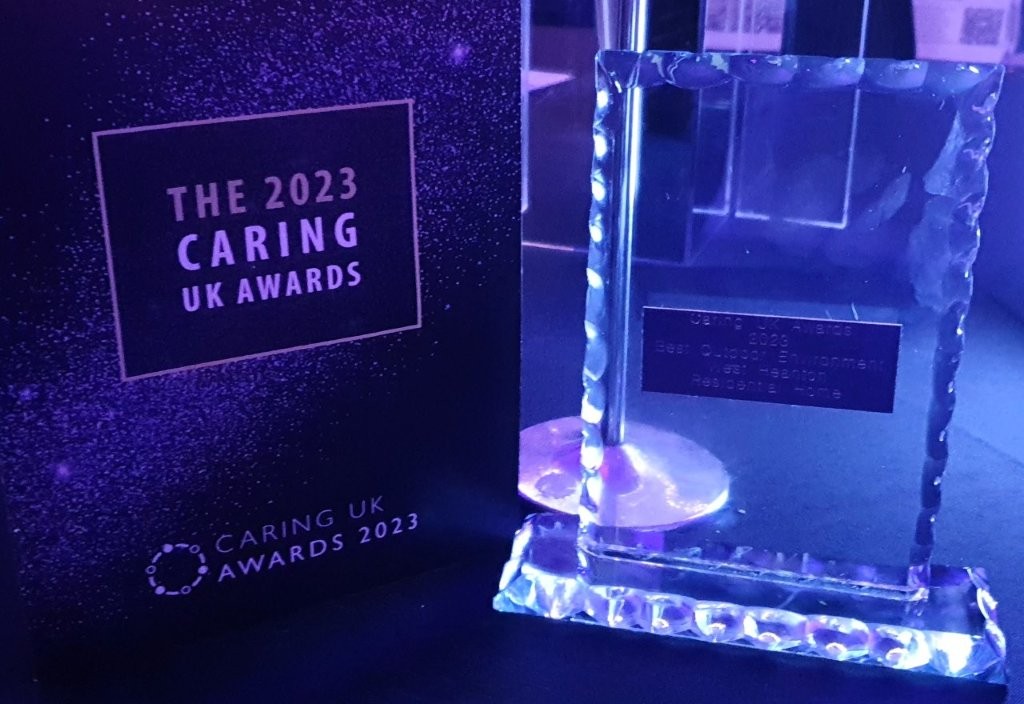 Caring UK Best Outdoor Environment award at West Heanton