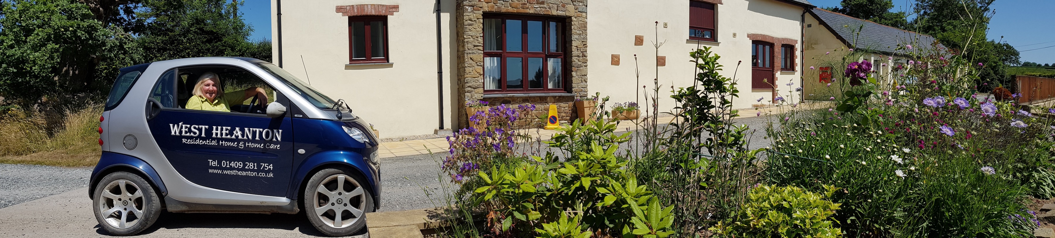 Picture of Home Care Car outside Care Home